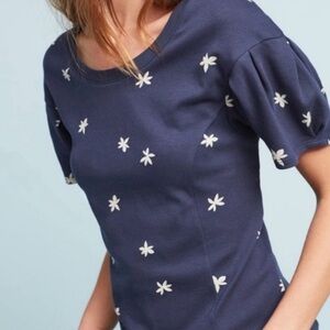 Anthropologie Postmark Jasmine Floral Top